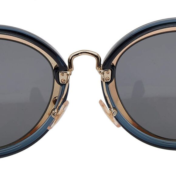 Miu Miu Two Tone/Grey Mirrored SMU 50R Cat-Eye Sunglasses - Picture 15 of 15